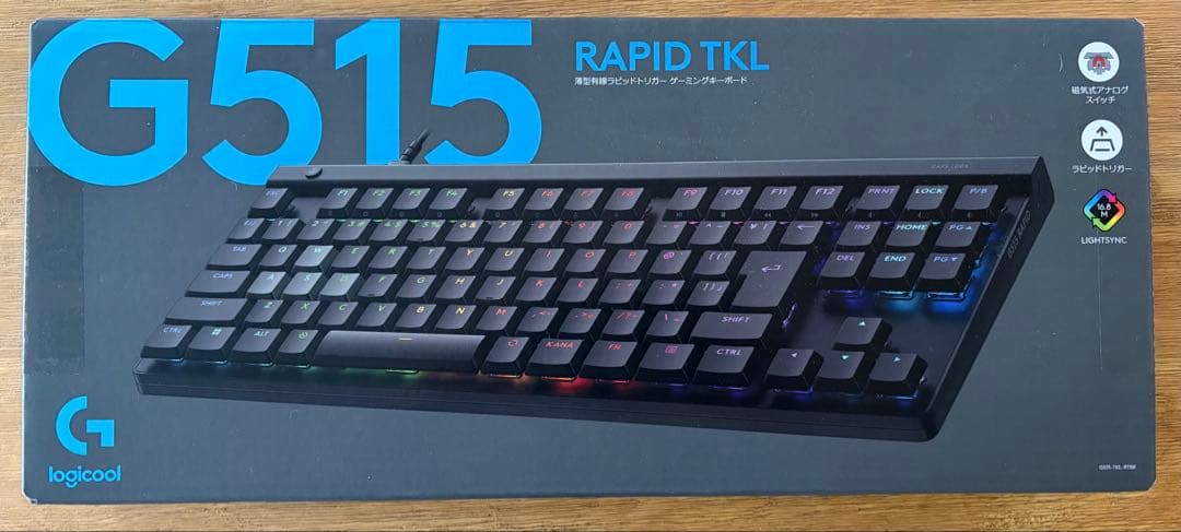 Logicool G515 RAPID TKL RGBキーボード