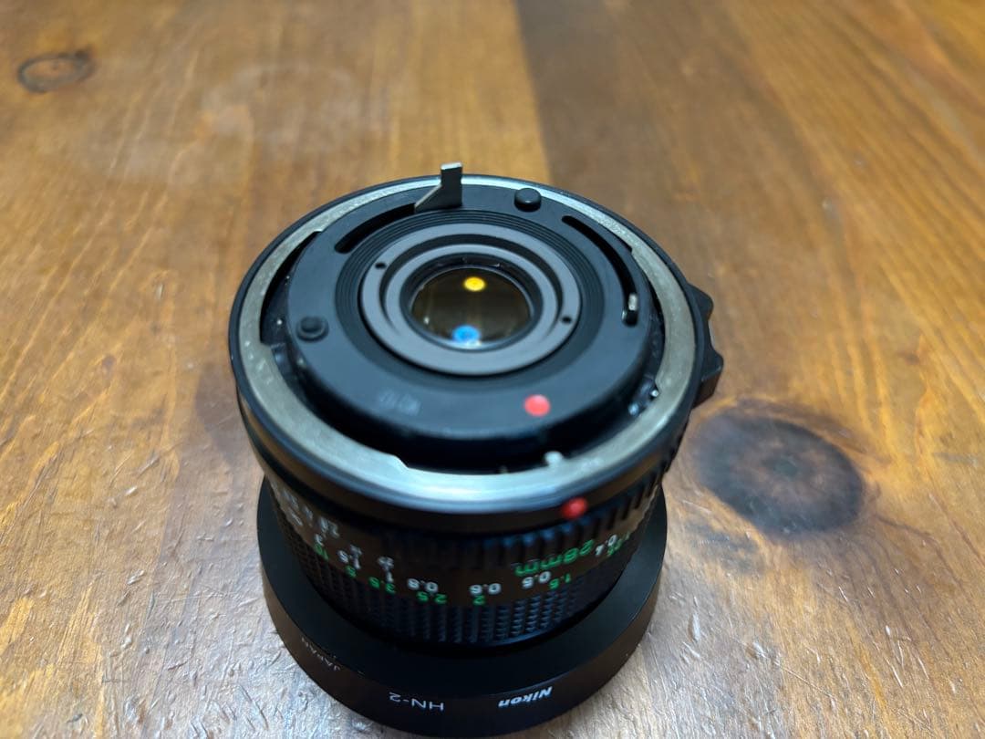 DJCanon F-1 一眼レフカメラ28mmレンズ付き