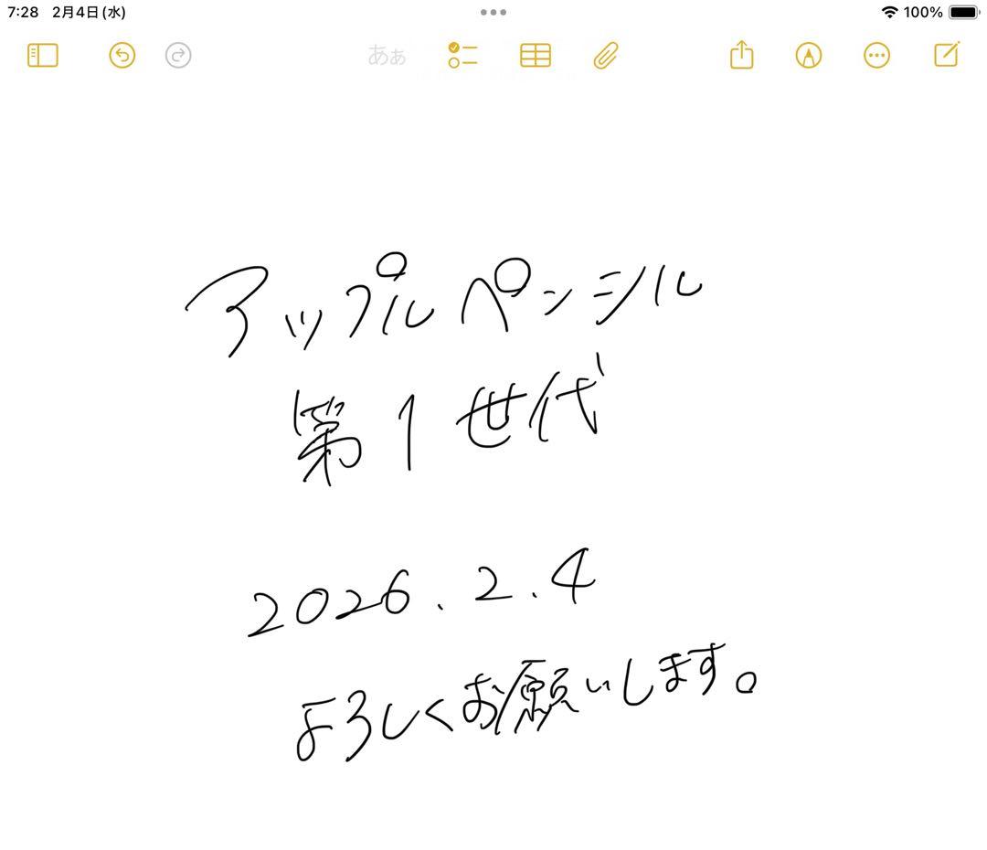 【美品】 動作確認済 Apple Pencil 第一世代