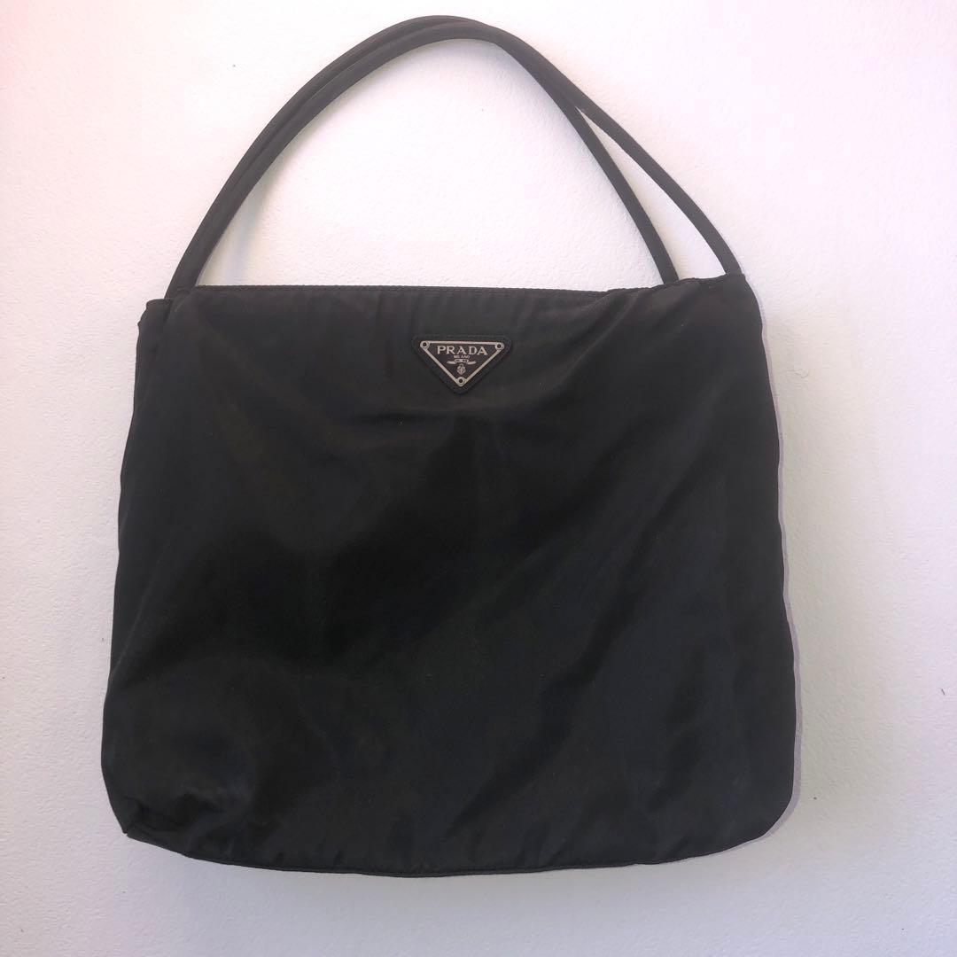 極美品PRADAプラザ トートバッグ　ハンドバッグ　肩掛け　手さげ　レディース