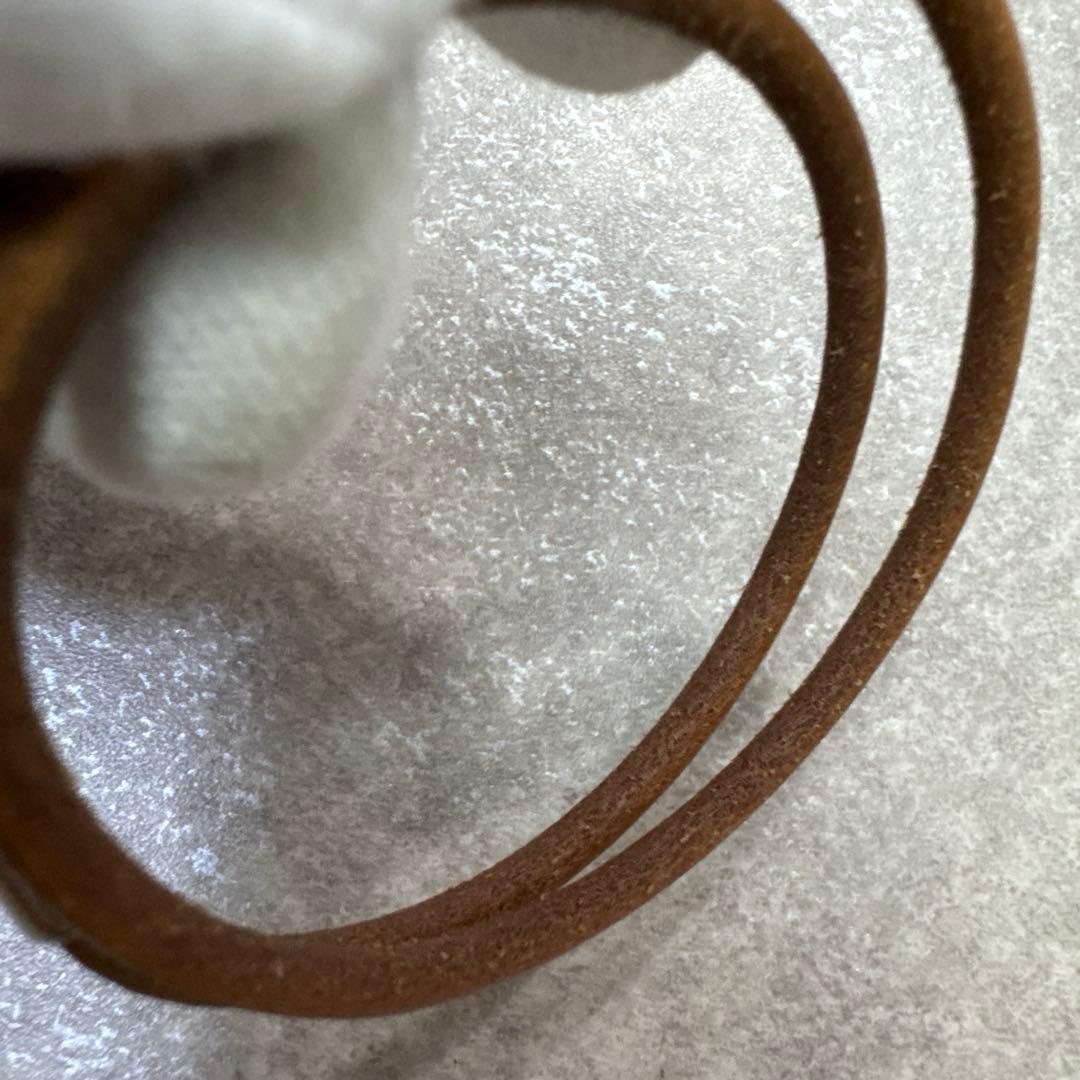 HERMES エルメス ジャンボ レザー ブレスレット 刻印ロゴ 箱付き