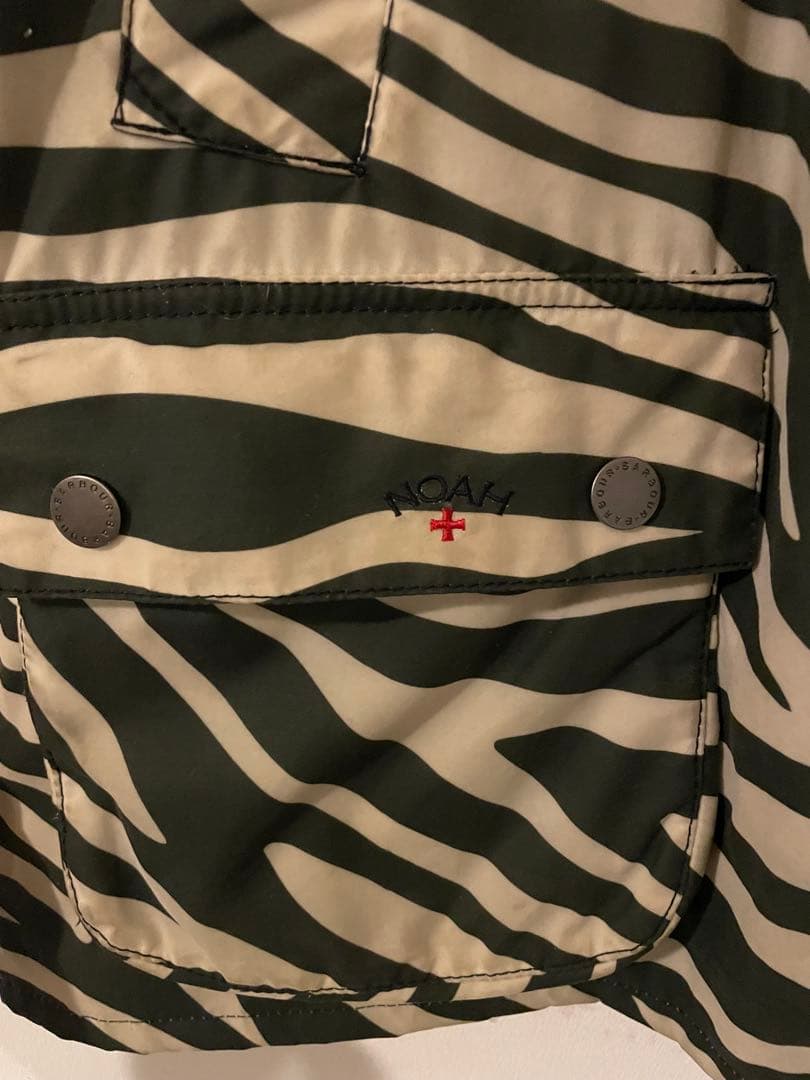 Noah×Barbour ゼブラ柄