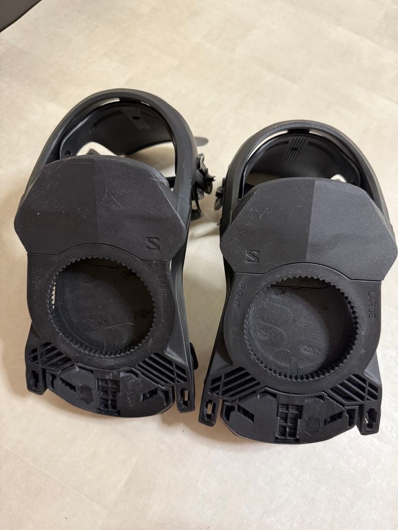 専用SALOMON RHYTHM black Lサイズスノーボード ビンディング