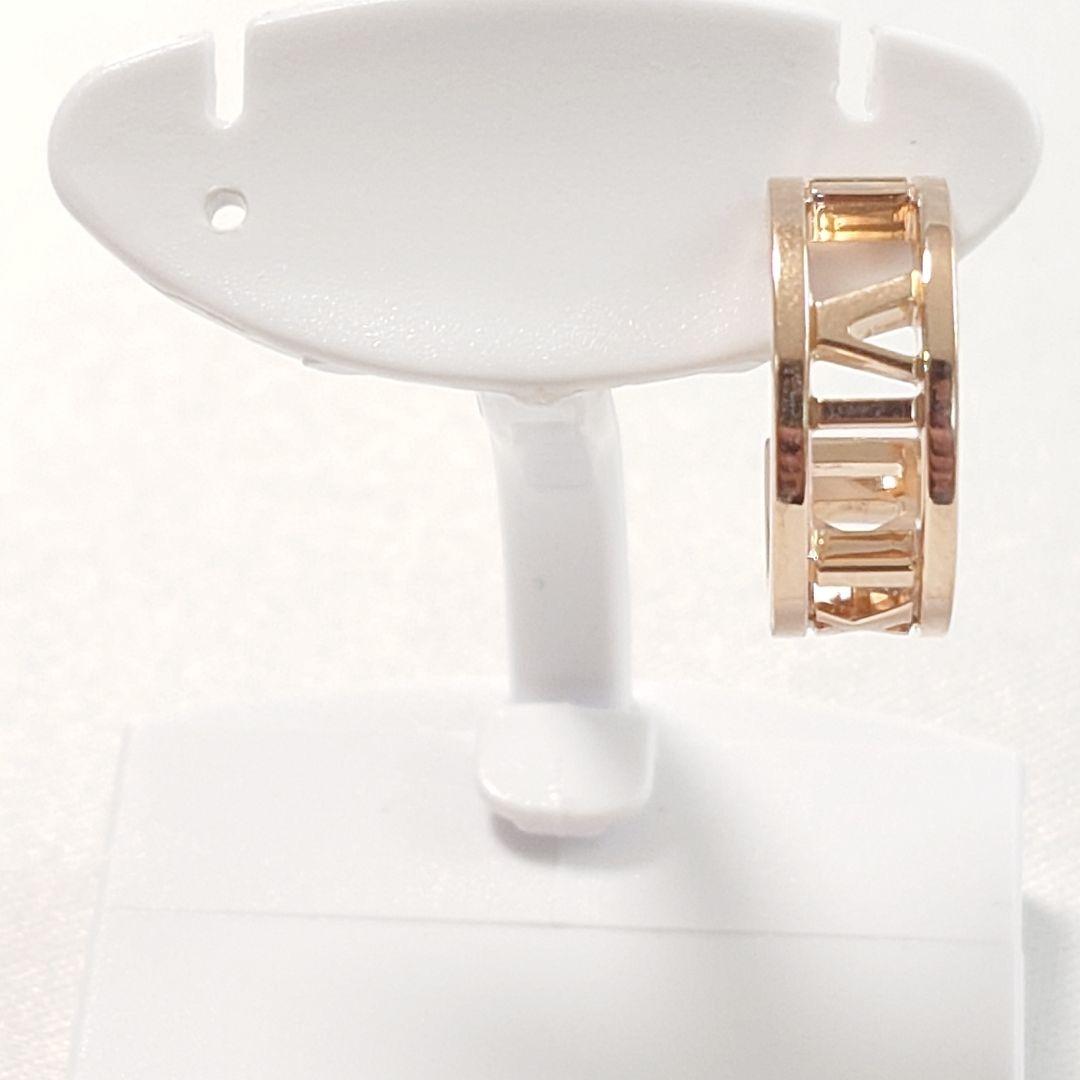 【磨き済】ティファニー オープン アトラス フープ ピアス 片耳用 6835