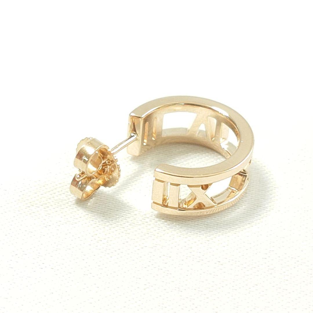 【磨き済】ティファニー オープン アトラス フープ ピアス 片耳用 6835