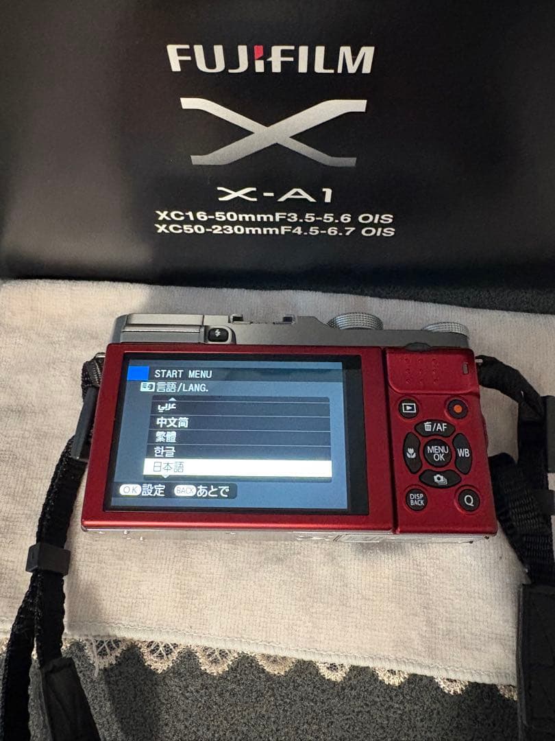 デジタルカメラ FUJIFILM X-A1 +XC16-50&XC50-230 RED