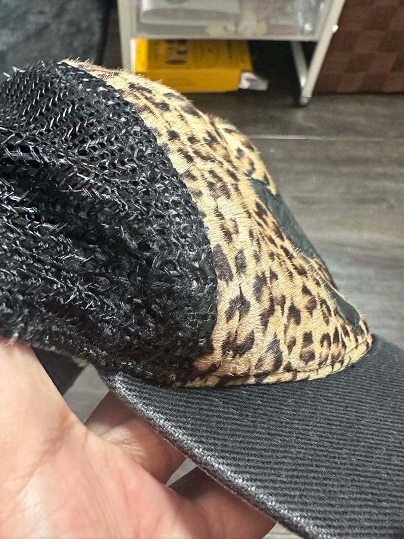 クロムハーツヒョウ柄キャップ レア