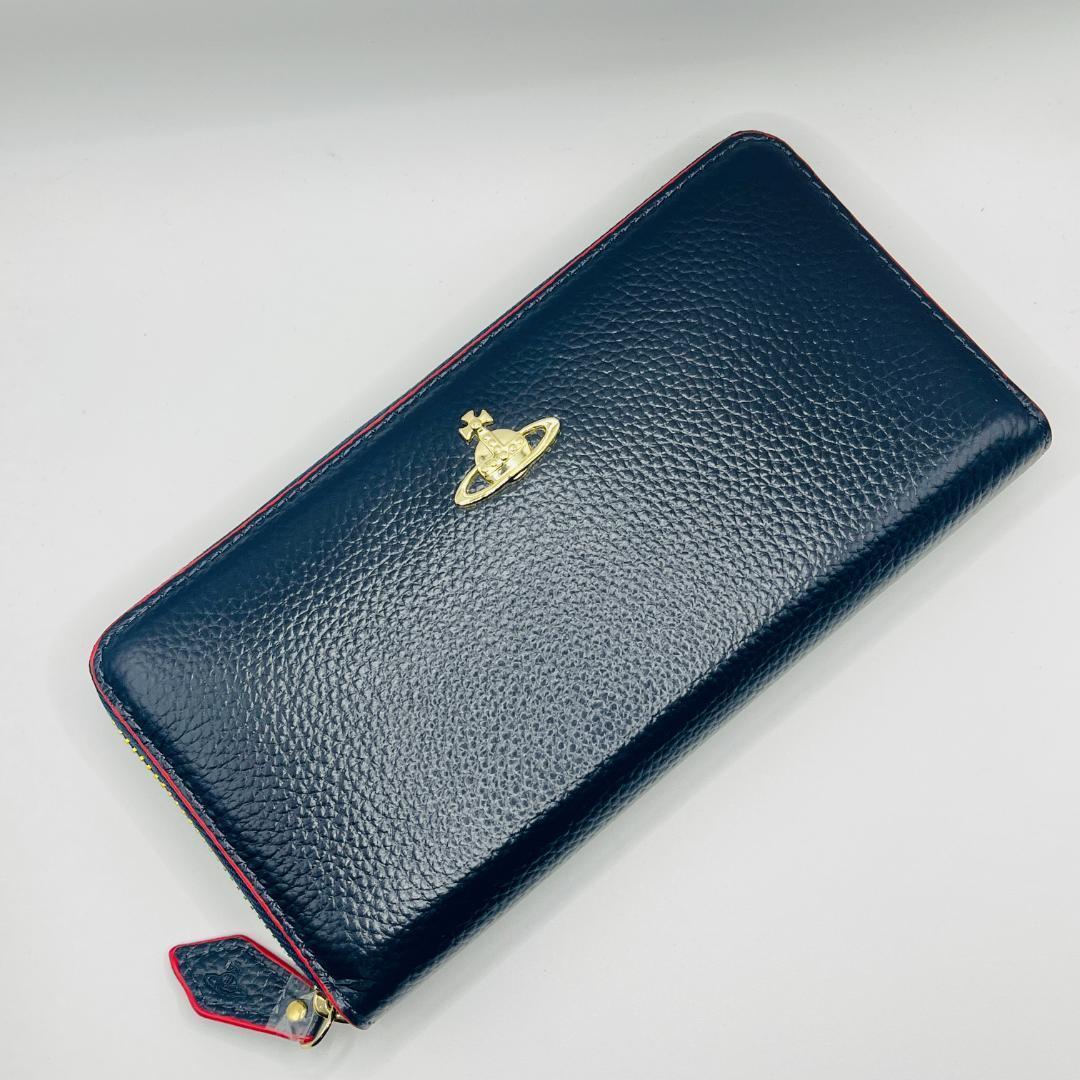 Vivienne Westwood 大特価 新品 長財布 人気 紺 青 赤定番