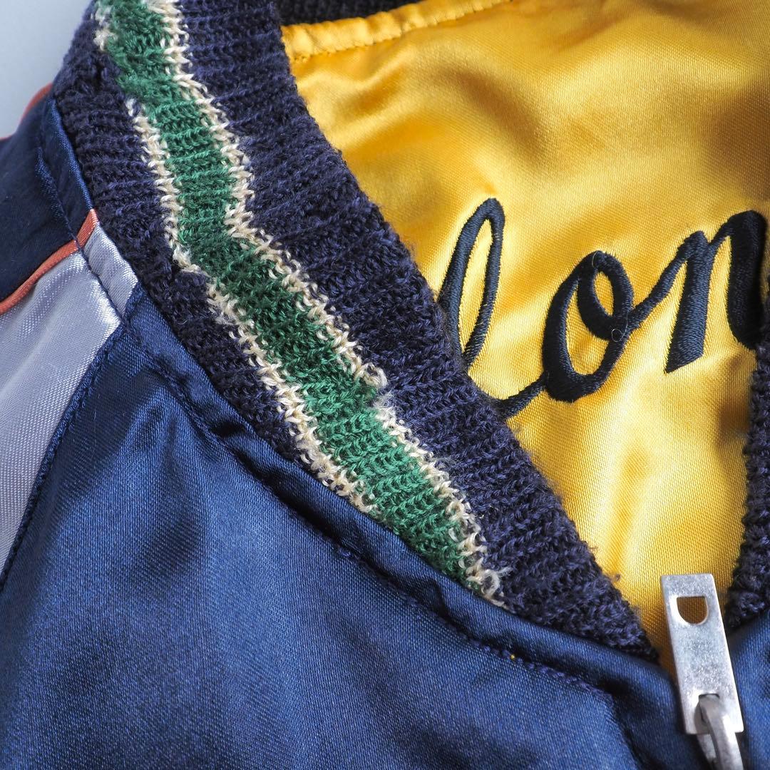 テーラー東洋　スカジャン　スーベニアジャケット　髑髏　鷹　リバーシブル　美品