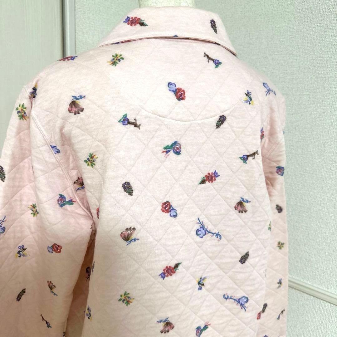 新品未使用タグ付　ワコールツモリチサト保温性生地暖かキルティングパジャマピンクM