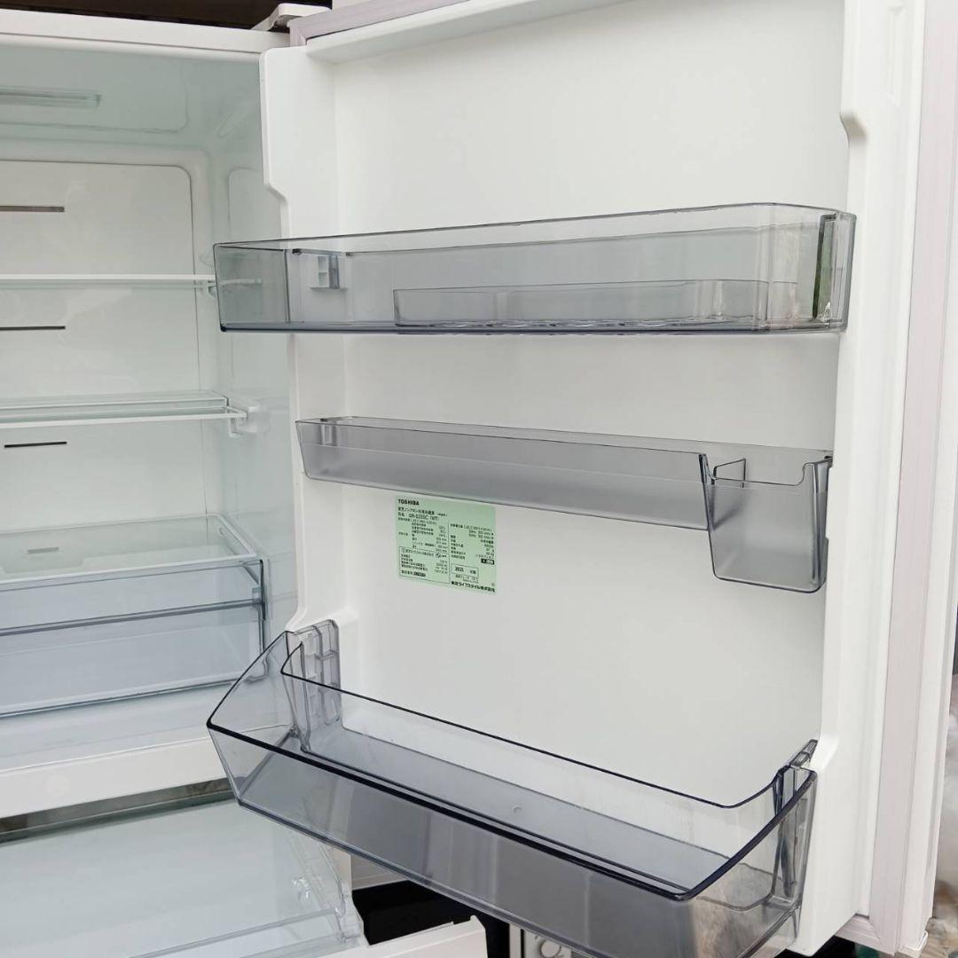 ○送料設置無料　東芝　大型冷蔵庫　最新モデル　326L　単身用　家庭用