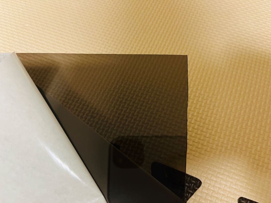 ファイブスターギガ　ウインドウパネル　アクリル　スモーク　ブラック　透ける　黒