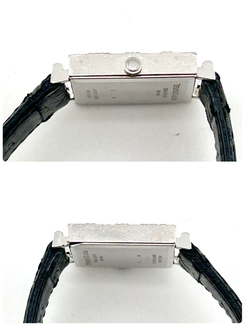 【稼働品】Tiffany&Co アトラス スクエア 腕時計 19-289