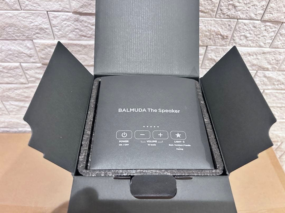 BALMUDA The Speaker 本体　取説・専用充電器・箱付き