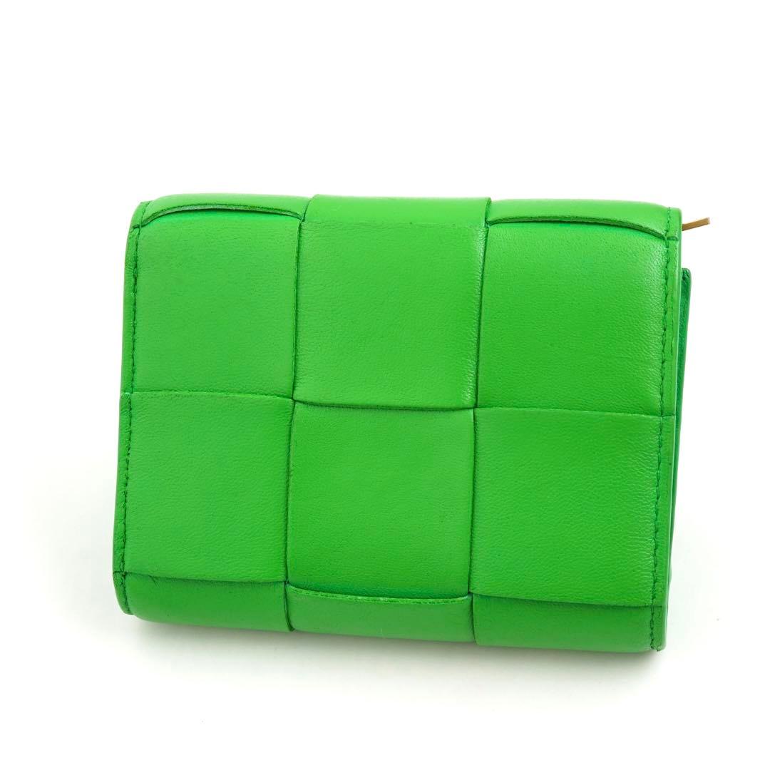 ✨未使用展示品・箱付き✨　bottega ミニ財布　カセット　イントレチャート