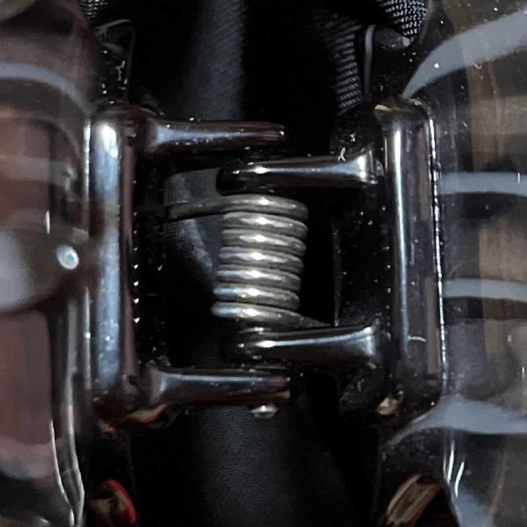 アレクサンドルドゥパリ ヘアクリップ　ブラックマーブル