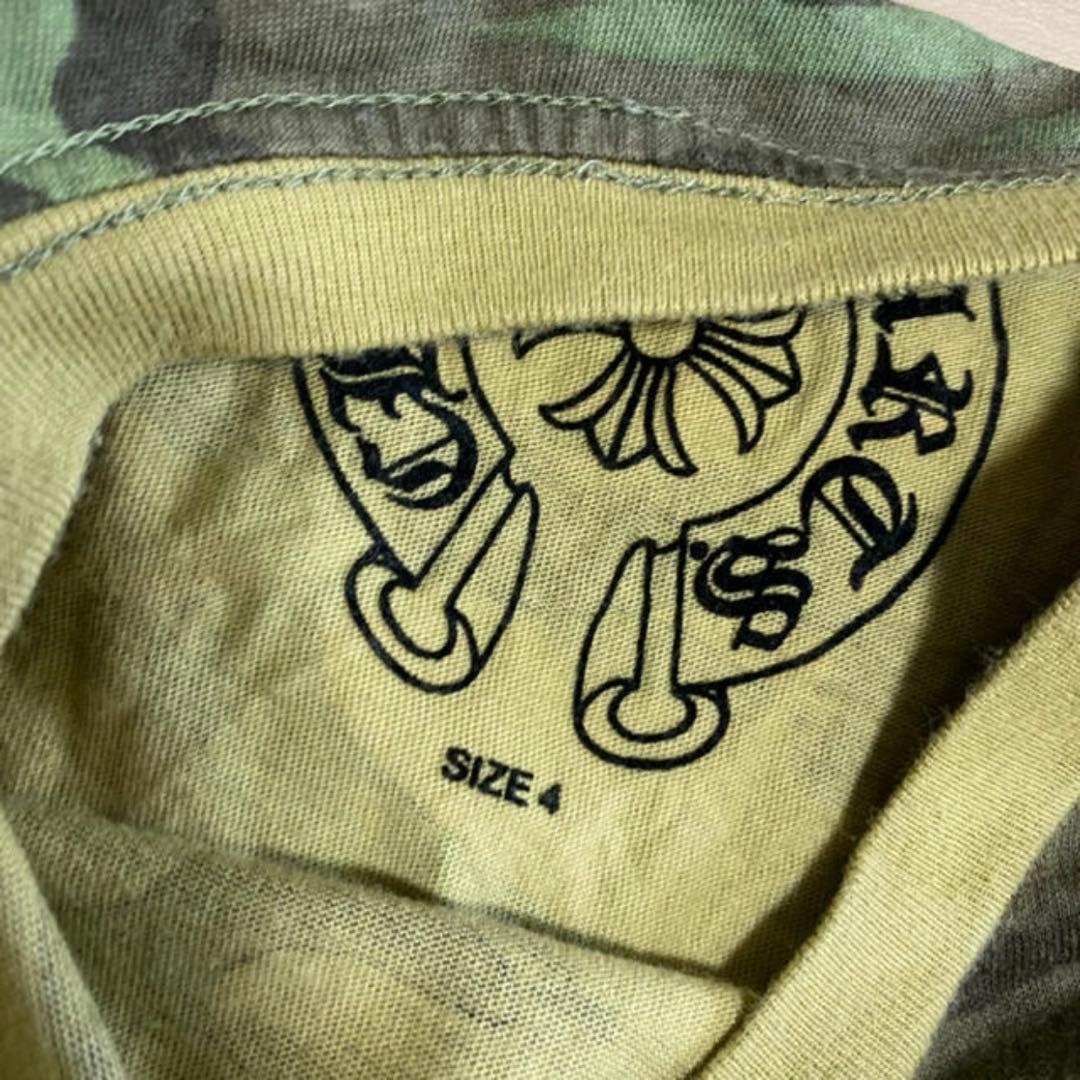 クロムハーツ　キッズ　子供　迷彩　４T Tシャツ