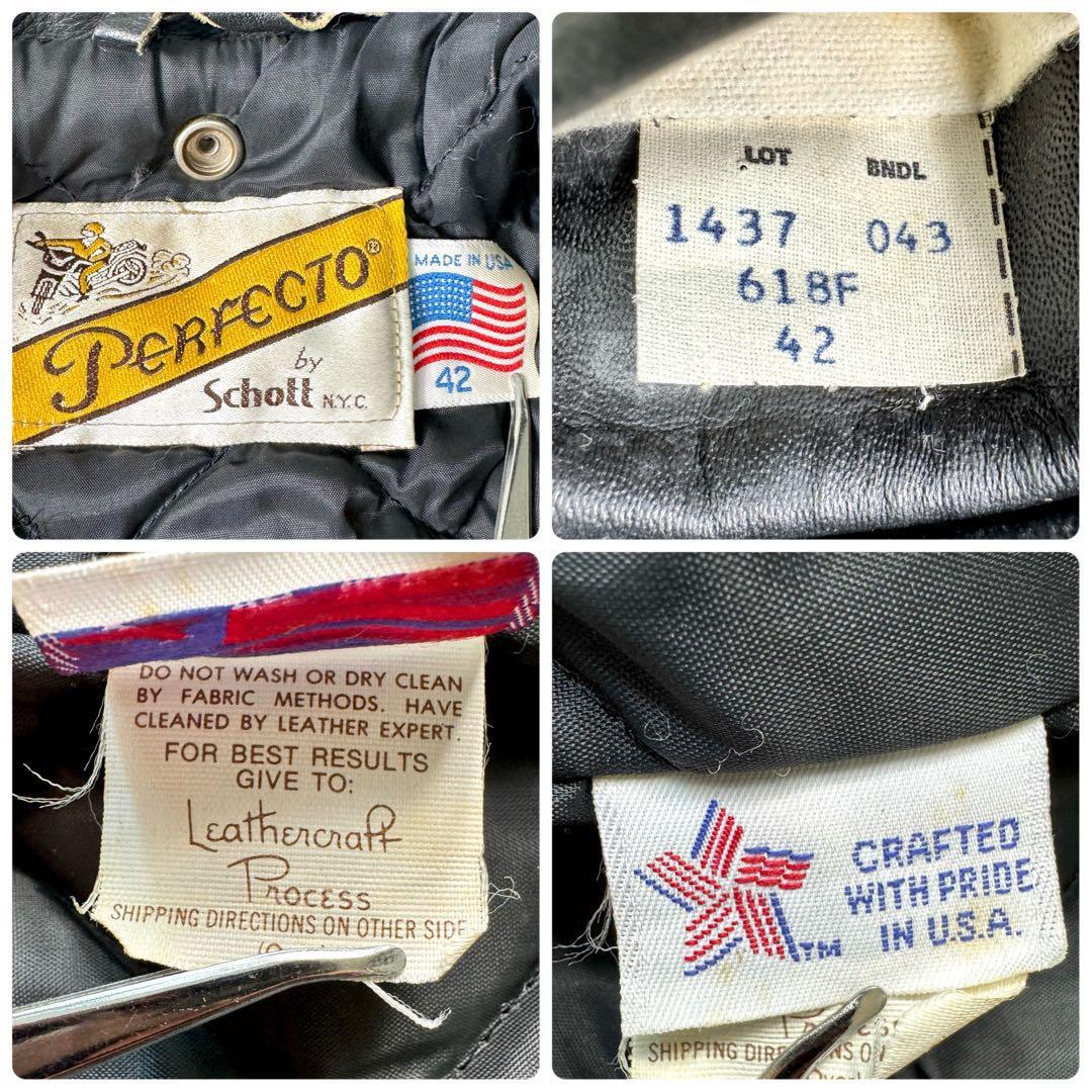 schott ライダースジャケット　サイズ42