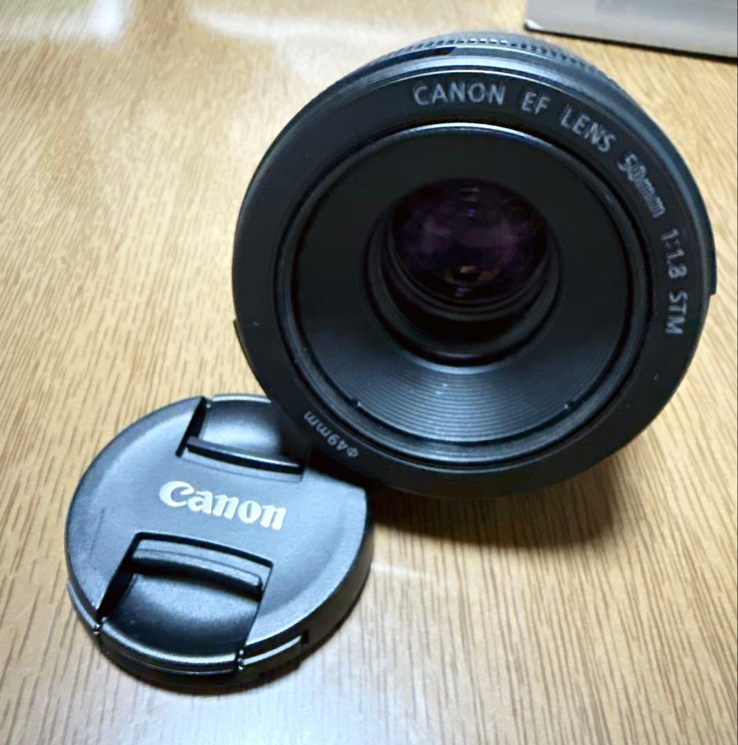【美品】Canon 単焦点レンズ EF 50mm f1.8 STM