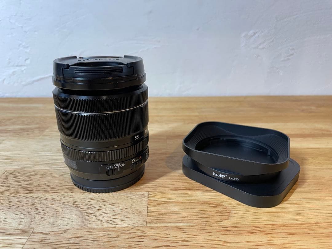 【ぼたる様】XF18-55mm F2.8-4社外角形フード　使用頻度極少