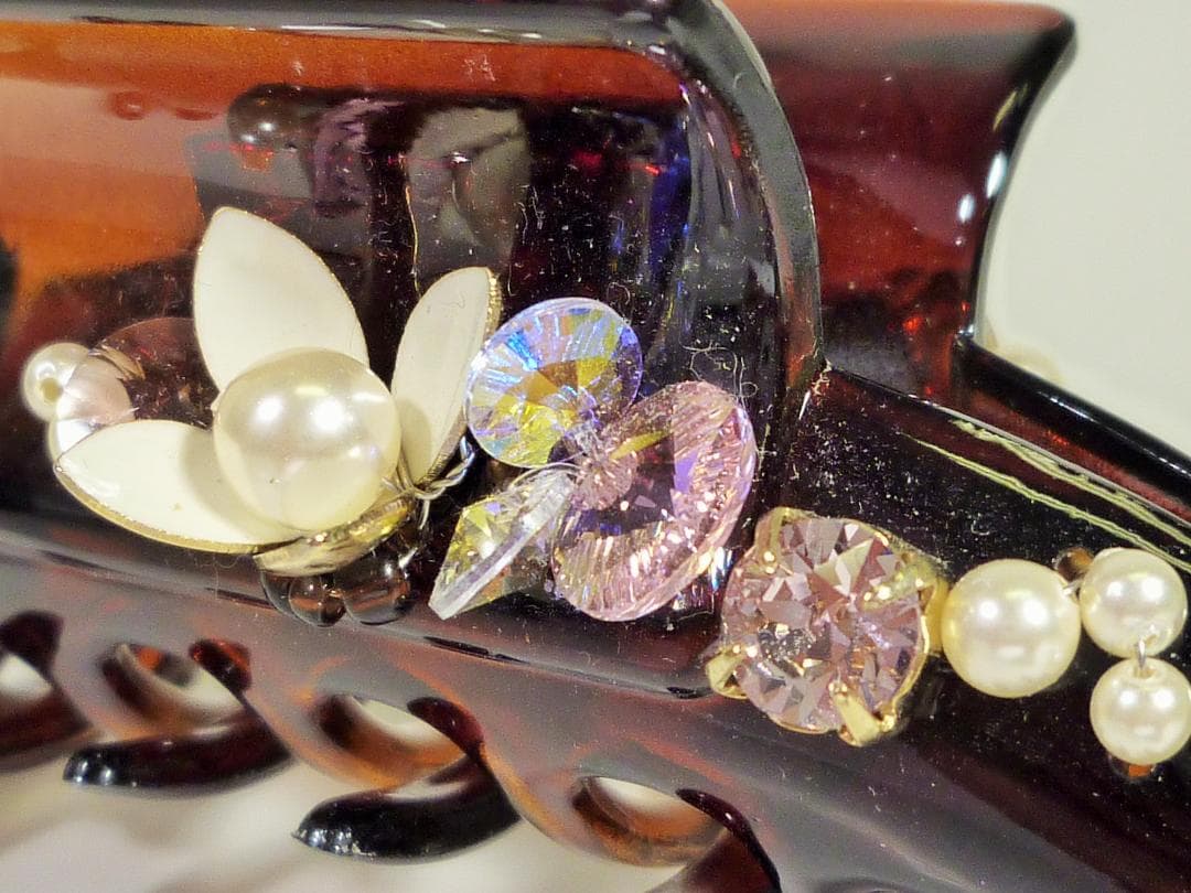 【コンプレックスビズ】髪留め　花