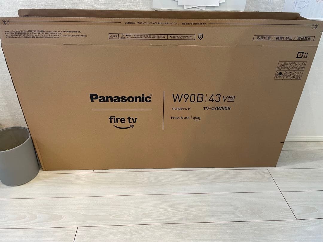 25年モデル　Panasonic 43インチ液晶テレビ TV-43W908