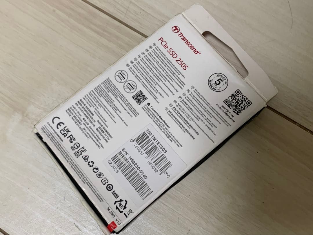 内蔵型SSD Transcend PCIe SSD 250S 2TB NVMe