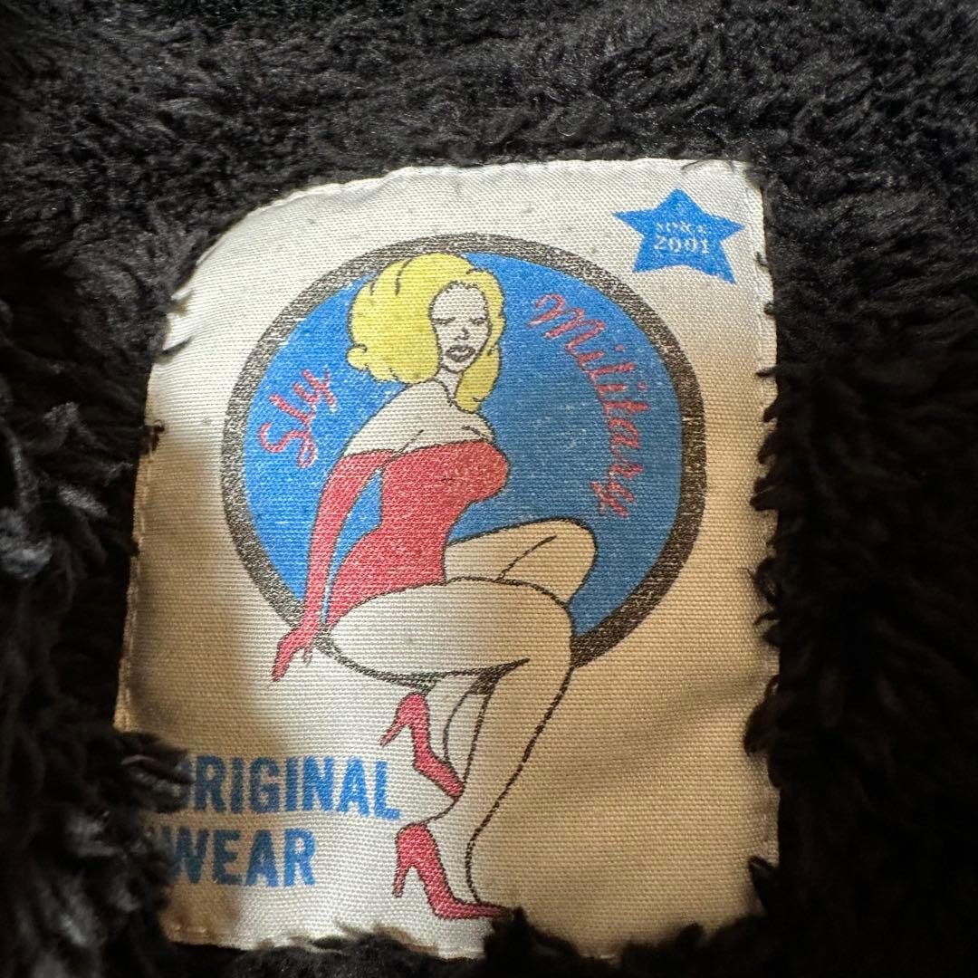 y2k SLY N3B ダウン ボアライナー　ラクーンファー　モッズコート