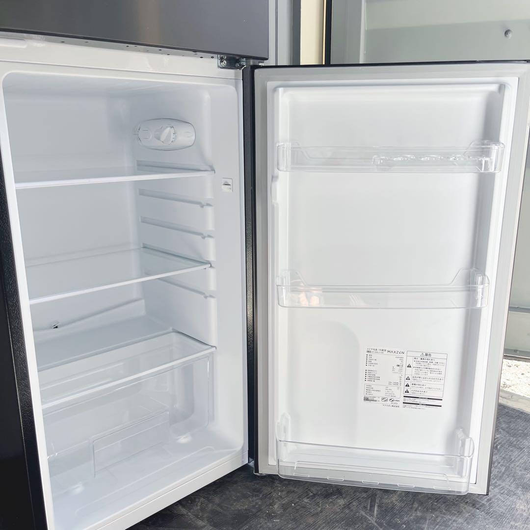 183取付無料！2023年製 おしゃれデザインスタイリッシュシルバー冷蔵庫洗濯機