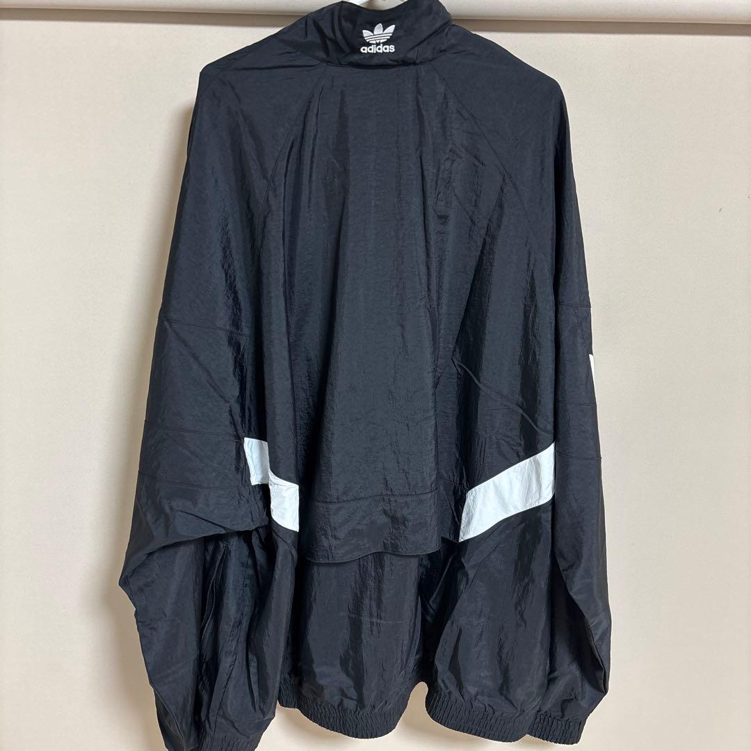 パ*ー様 adidas ブラック ナイロンジャケット 2XL