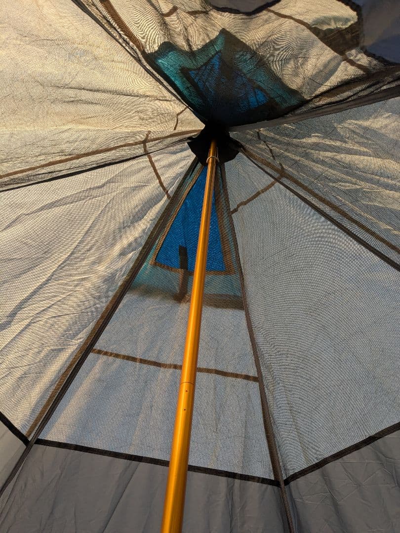 ロゴス　ナバホ　ティピー400　グランドシート+フロアマット付　ワンポールテント