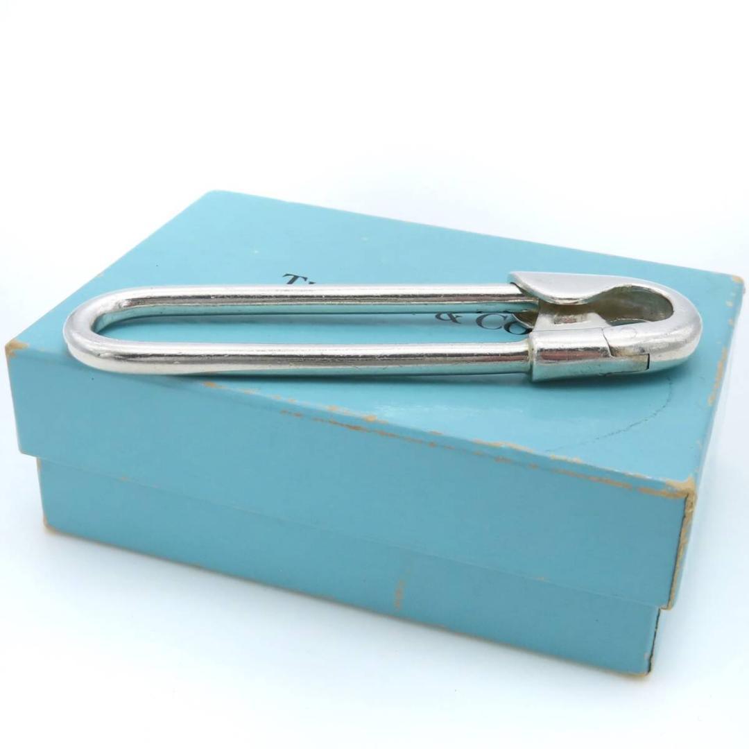 ヴィンテージ ティファニー 安全 ピン シルバー キーリング HA538