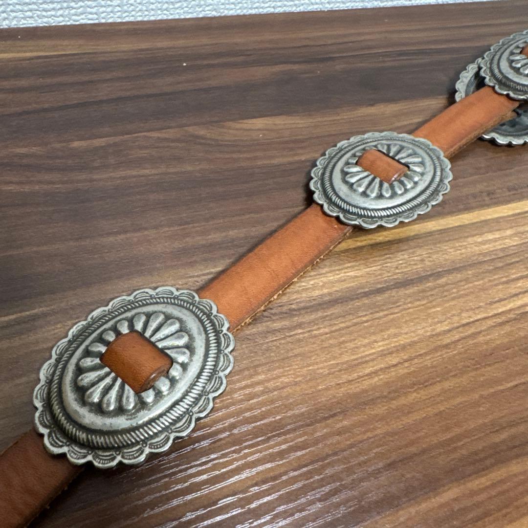 JOKER FIRENZE コンチョ レザーベルト 85cm レディース