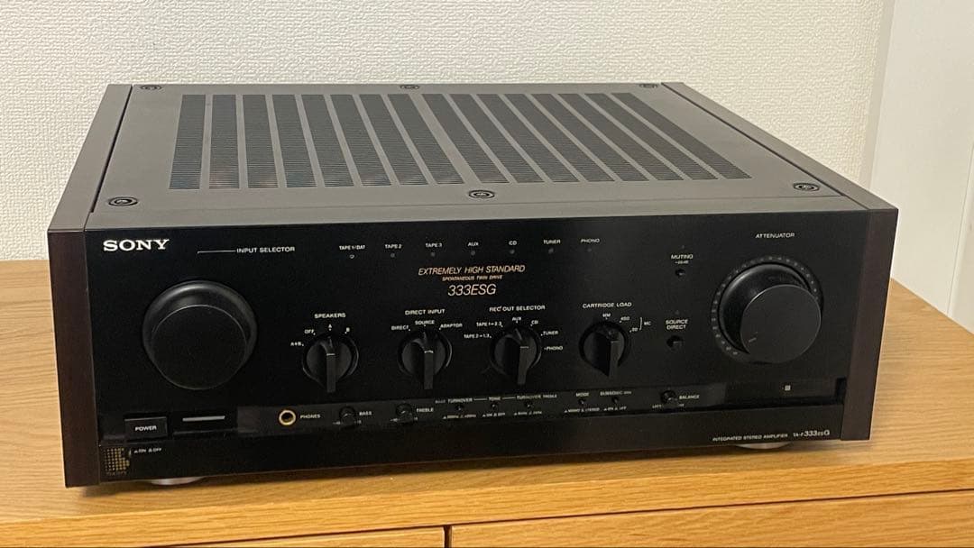 【動作品】Sony TA F-333ESGプリメインアンプ