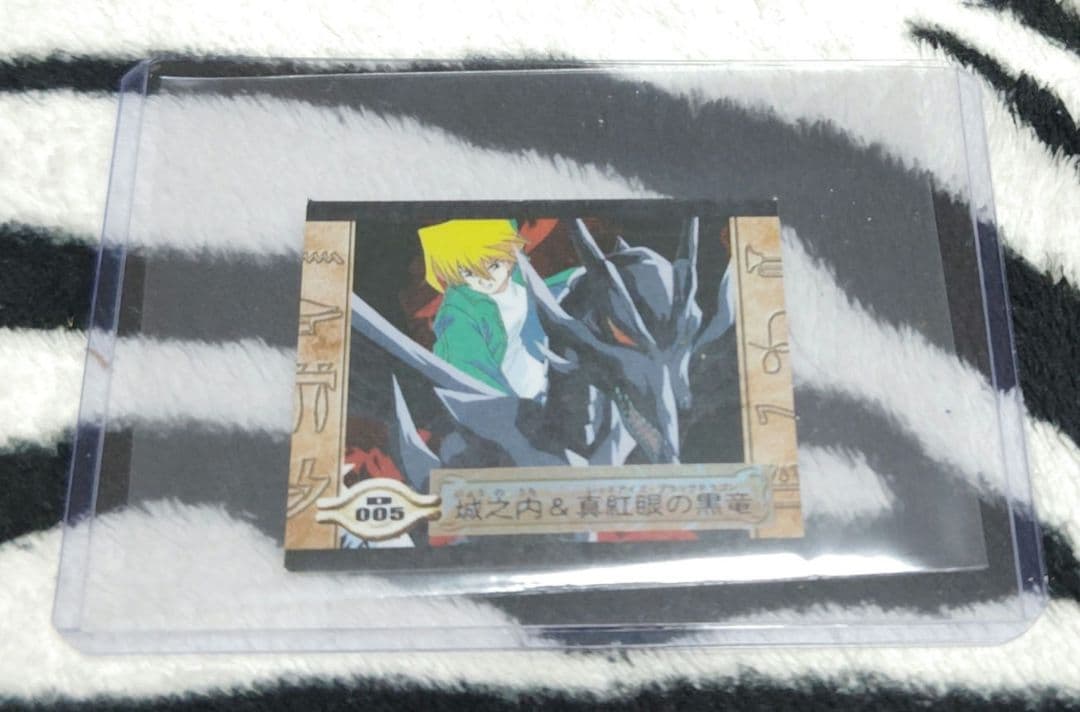 入手困難! 遊戯王 シールダスEX ホログラム 城之内&真紅眼の黒竜