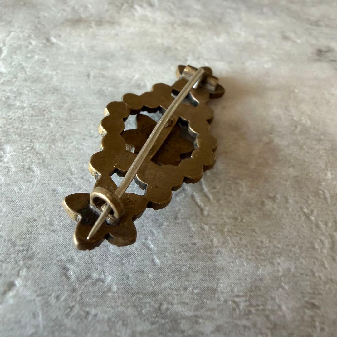 アンティーク ボヘミアンガーネット ブローチ