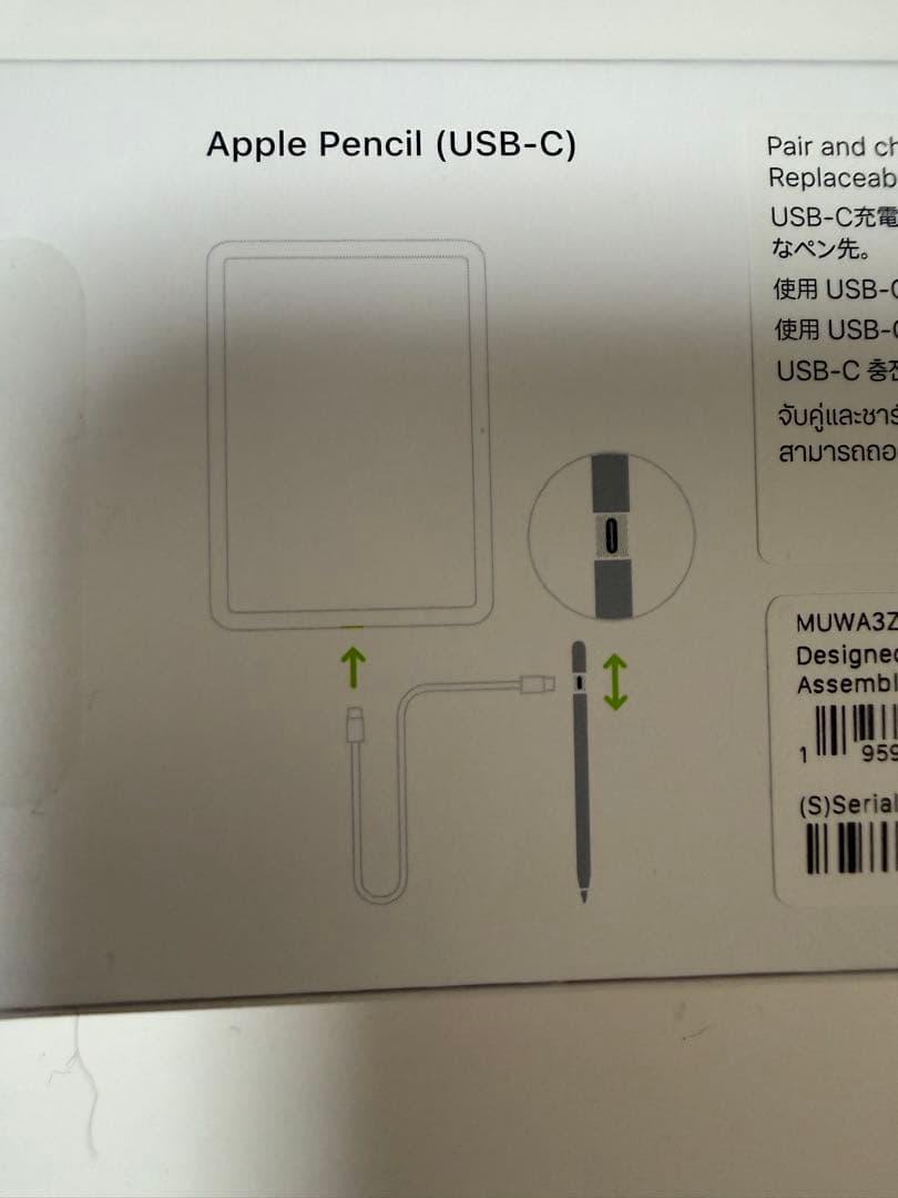 iPadアクセサリー Apple Pencil (USB-C)
