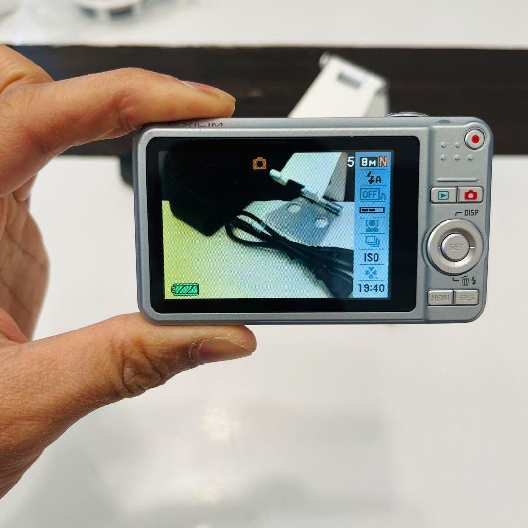 CASIO オールドコンパクトデジタルカメラex-z80 ブルー