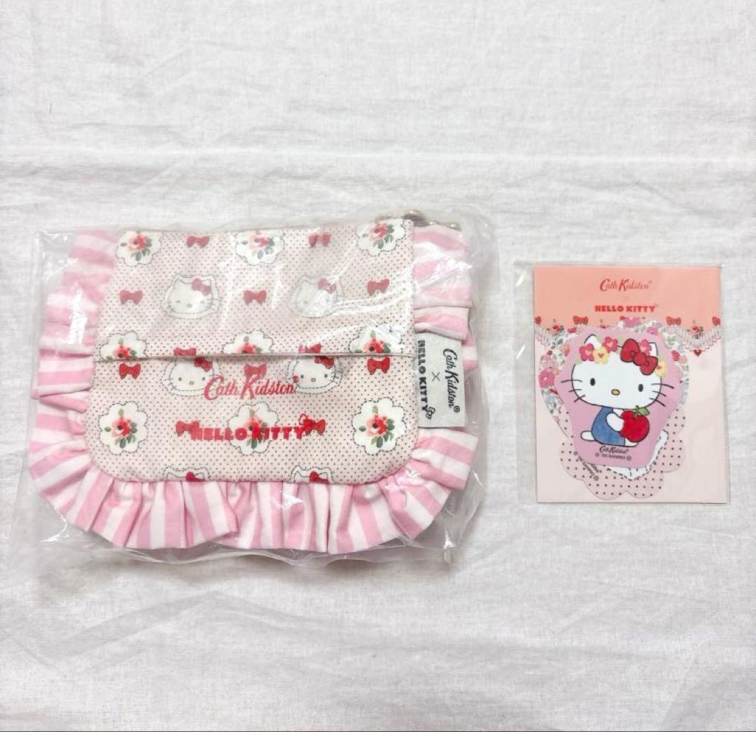 Cath Kidston Hello Kitty フリルティッシュポーチ