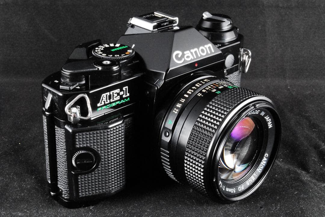 超美品 Canon AE-1 Program Black キャノン #1313