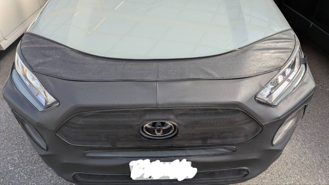 ［Reona］トヨタ RAV4 フロントバンパーカバー ノーズブラ フル