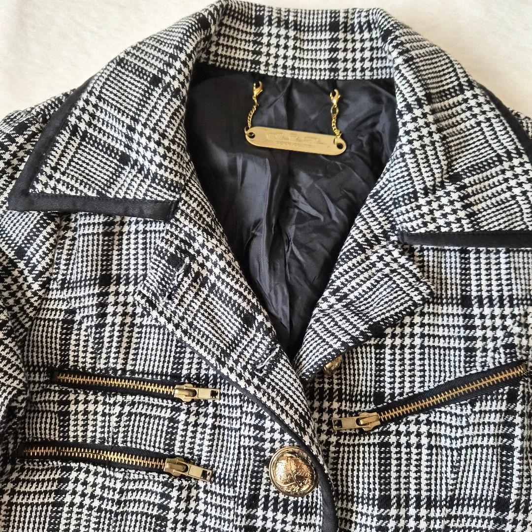 【新品タグ付き】d.i.a ダイヤ 千鳥格子ジャケット　金ボタン　y2k