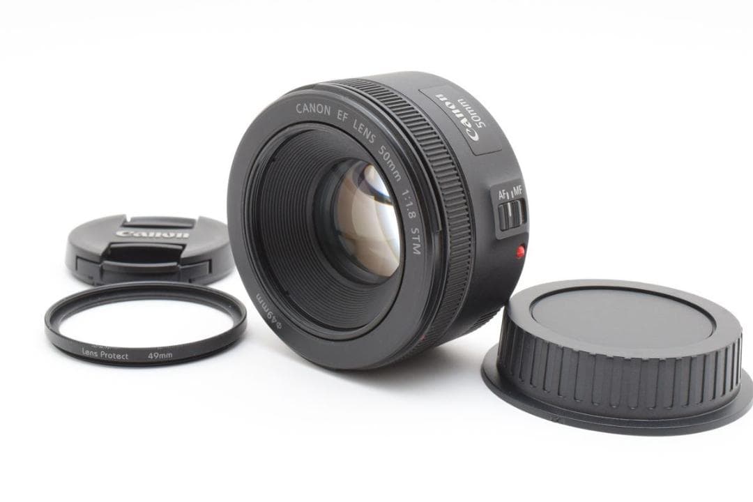 完動品　フルサイズ対応レンズ Canon EF 50mm 1.8 STM