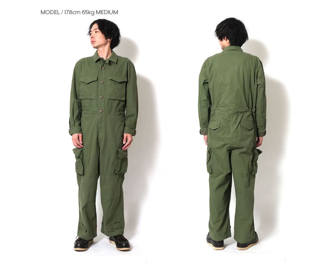 12/24迄9800〜9000円割引　HOUSTON オーバーオール Lサイズ