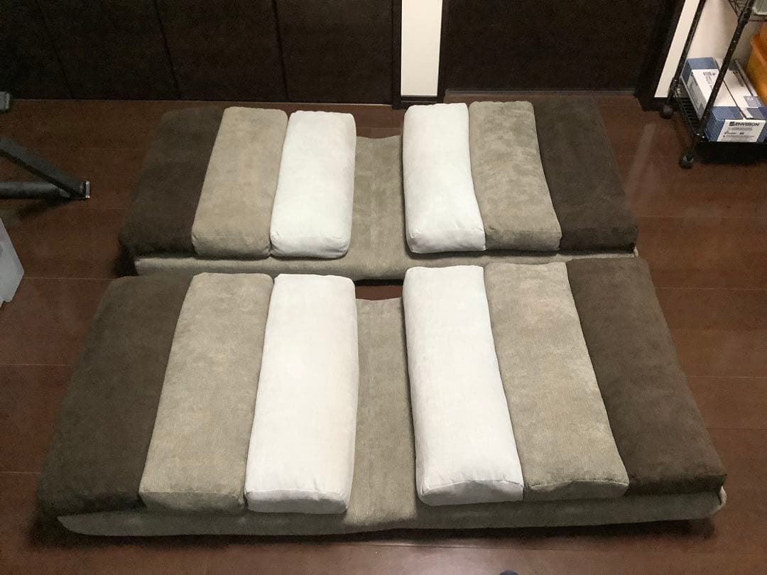 リクライニング座椅子 ブラウン グレー　愛媛県東温市でのお受け取りのみ