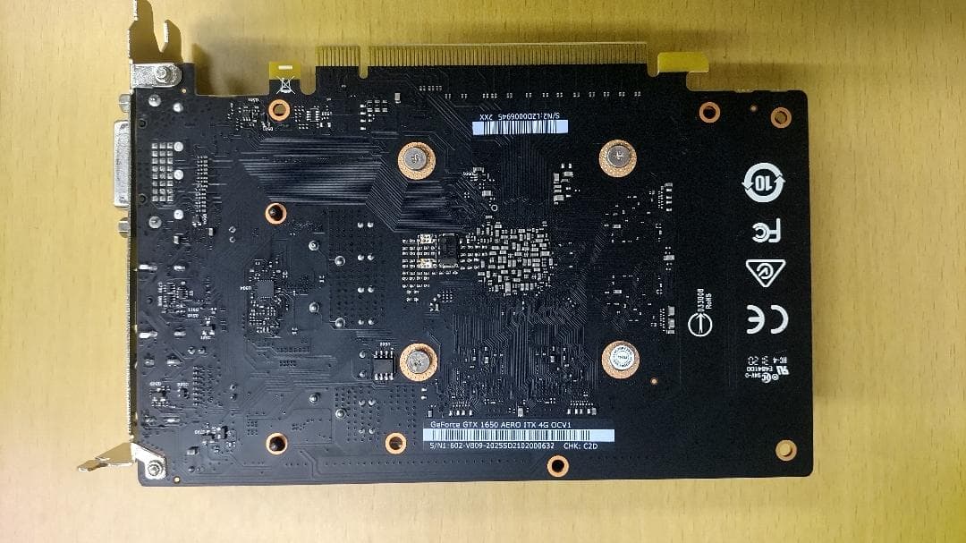 グラフィックボード・グラボ・ビデオカード MSI AERO ITX GeForce GTX 1650