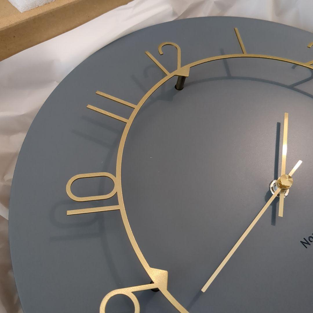 【新品未使用】掛け時計 Luu INTERFORM CL-4317 ネイビー