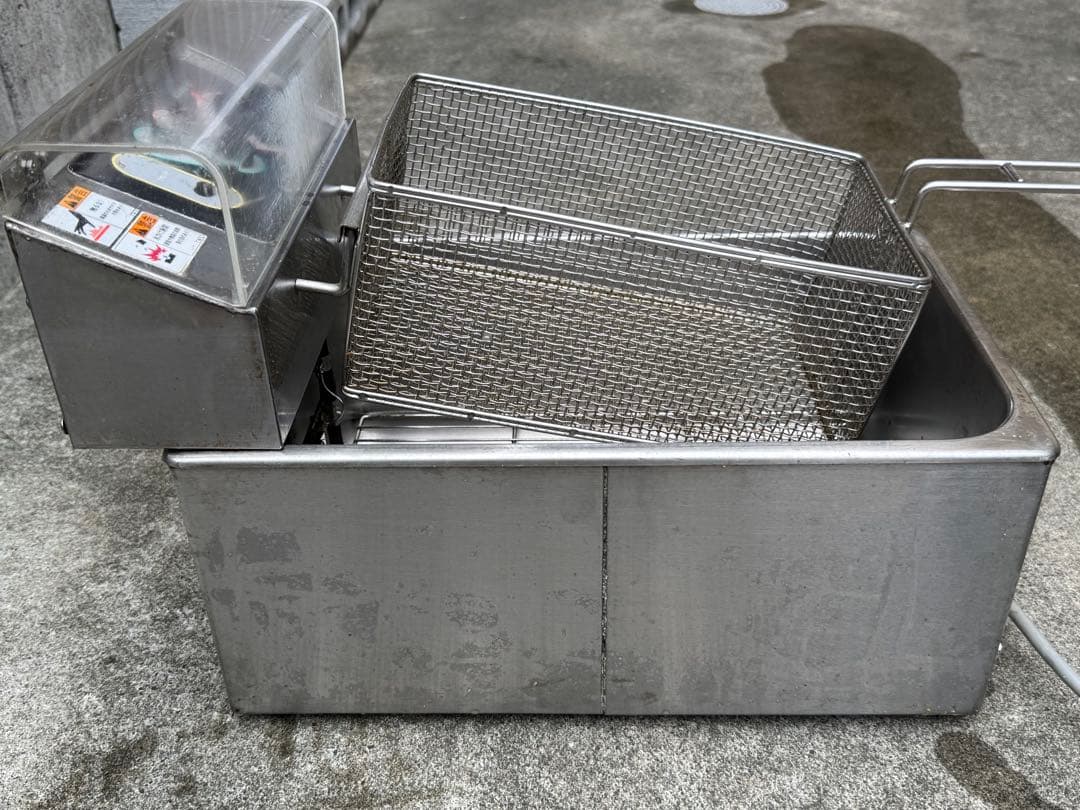 電気フライヤー ステンレス製 マルゼン 卓上フライヤー MEF-M8FT