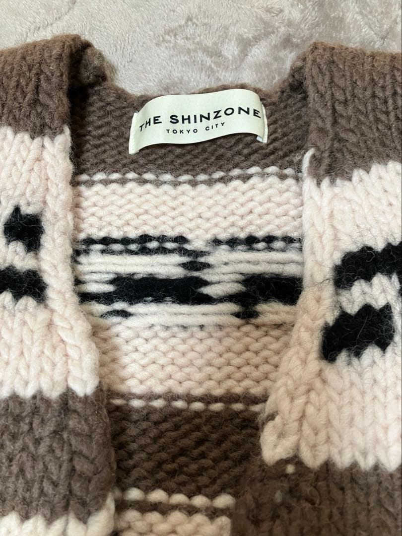 THE SHINZONE カウチン　ニットカーディガン