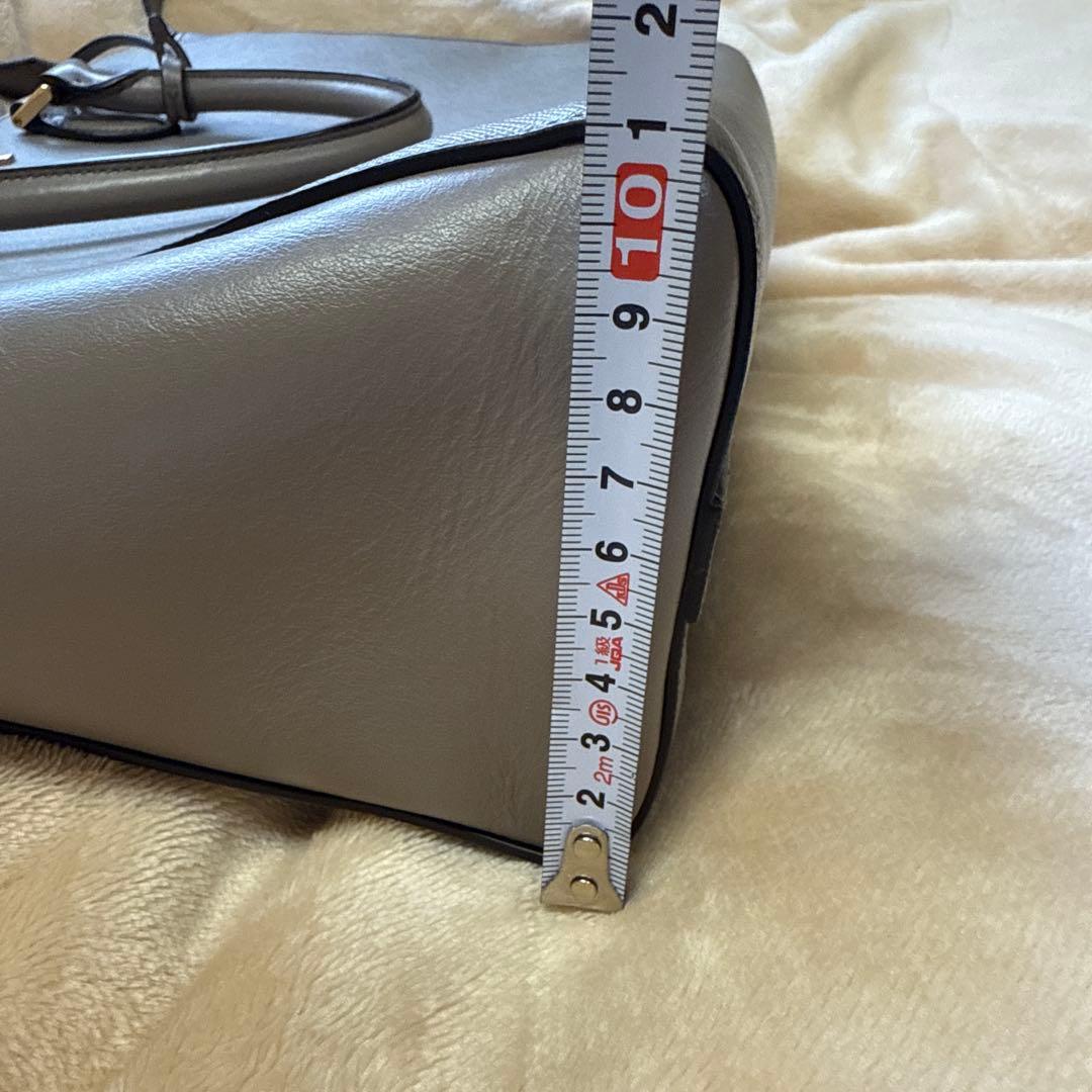 PRADA グレー トートバッグ ショルダー付き